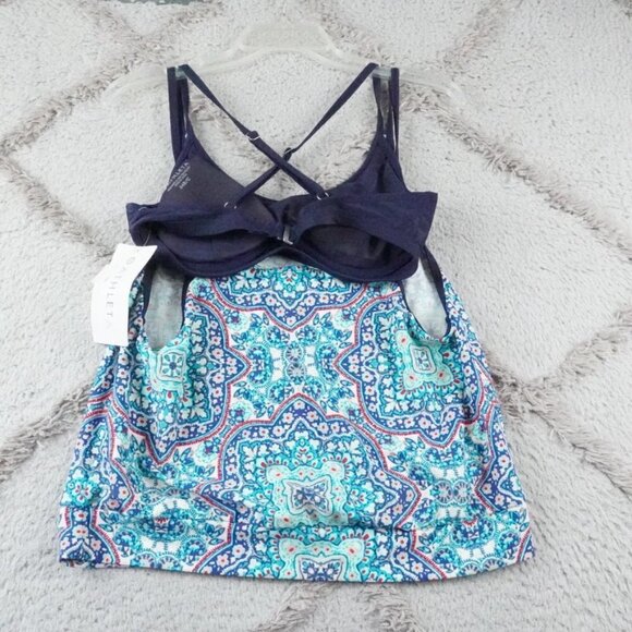 Athleta Swim Tank Tankini Top Womens 34B/C Beach Swim Wear - Picture 6 of 7